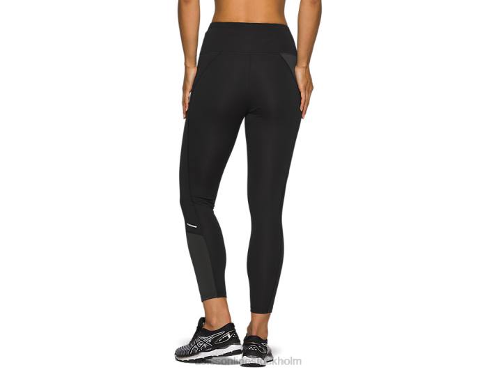 Asics Tokyo tight med hög midja kvinnor D6D04192 prestanda svart/grafitgrå