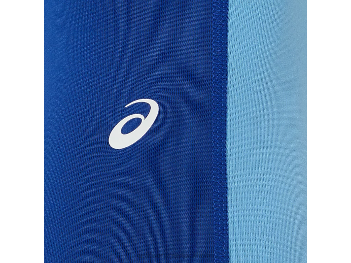 Asics den nya starka återanvända tight kvinnor D6D03825 blå/arktisk himmel/grön gecko