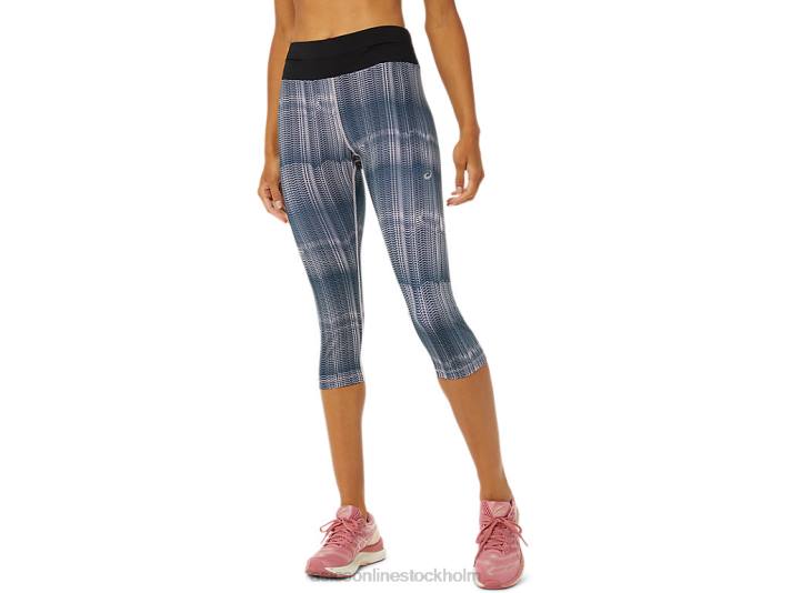 Asics fietro capri kvinnor D6D03351 fransk blå/knappt rosa