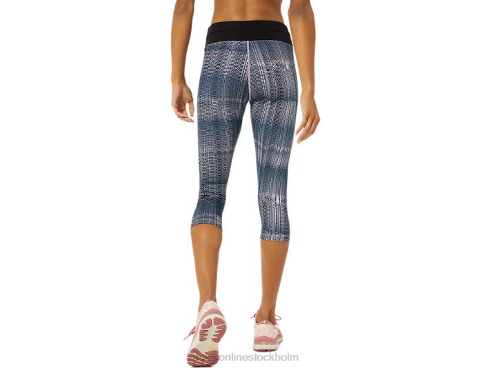 Asics fietro capri kvinnor D6D03351 fransk blå/knappt rosa