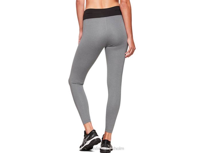Asics fietro tight kvinnor D6D04139 mörkgrå ljung/svart