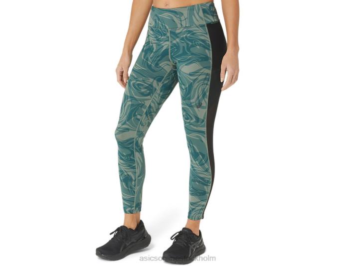 Asics kate 7/8 tight kvinnor D6D02162 murgröna sumi droppe