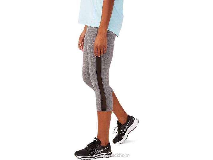 Asics kate mesh capri kvinnor D6D04166 mörkgrå ljung