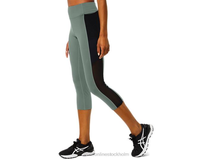 Asics kate pocket capri kvinnor D6D02160 murgröna