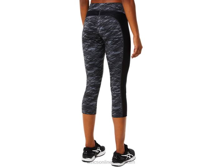 Asics kate pocket capri kvinnor D6D03746 grå multi