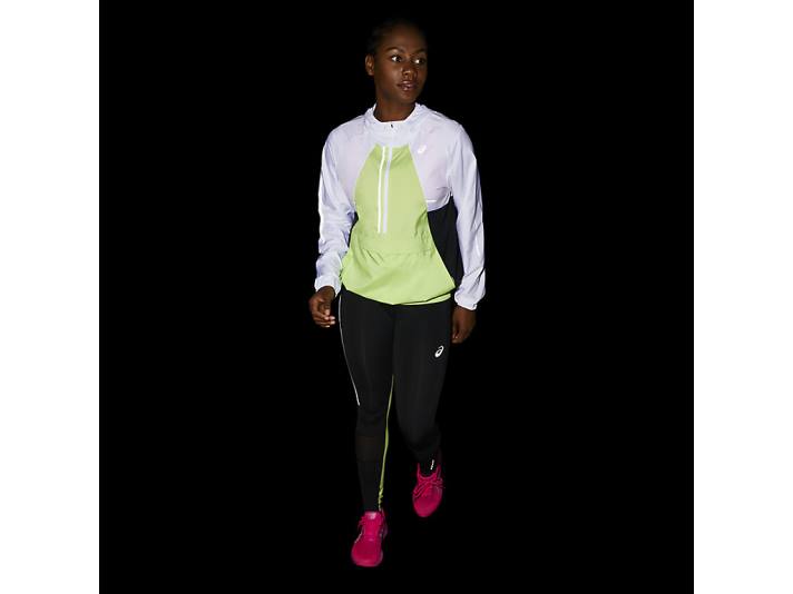 Asics lite-show tight kvinnor D6D03484 prestanda svart/limegrön