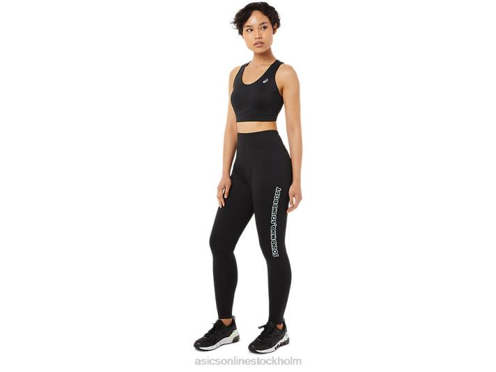 Asics logotyp grafik tight kvinnor D6D03384 prestanda svart