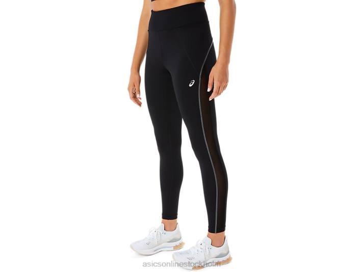 Asics mesh panel träningstight kvinnor D6D02308 prestanda svart