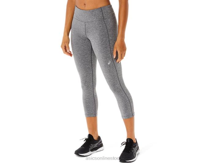 Asics prestanda capri kvinnor D6D03366 mörkt gråmelerad
