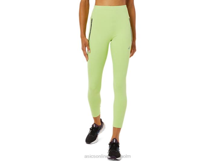 Asics race hög midja tight kvinnor D6D03335 limegrön