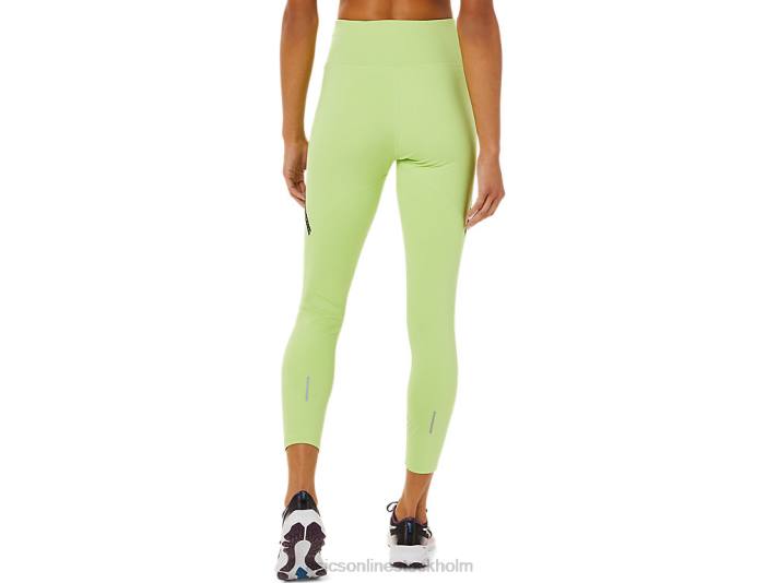 Asics race hög midja tight kvinnor D6D03335 limegrön