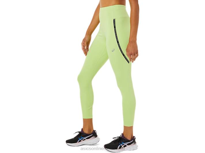 Asics race hög midja tight kvinnor D6D03335 limegrön