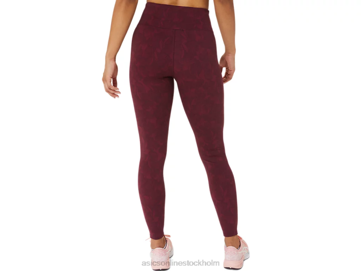 Asics runkoyo jacquard tight kvinnor D6D02741 djup mars