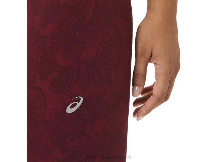 Asics runkoyo jacquard tight kvinnor D6D02741 djup mars