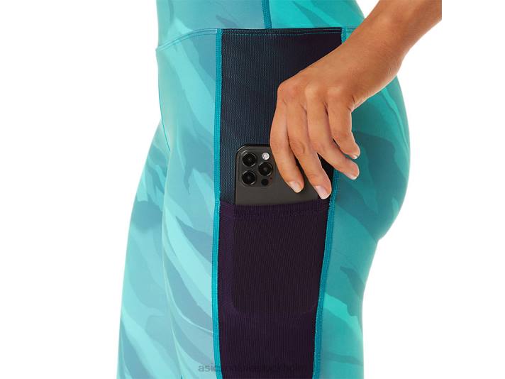 Asics träningsgrafik tight kvinnor D6D02914 dimmig tall