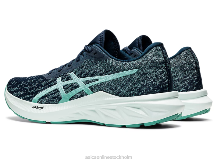Asics dynablast 2 kvinnor D6D03452 franskt blått/lugnande hav