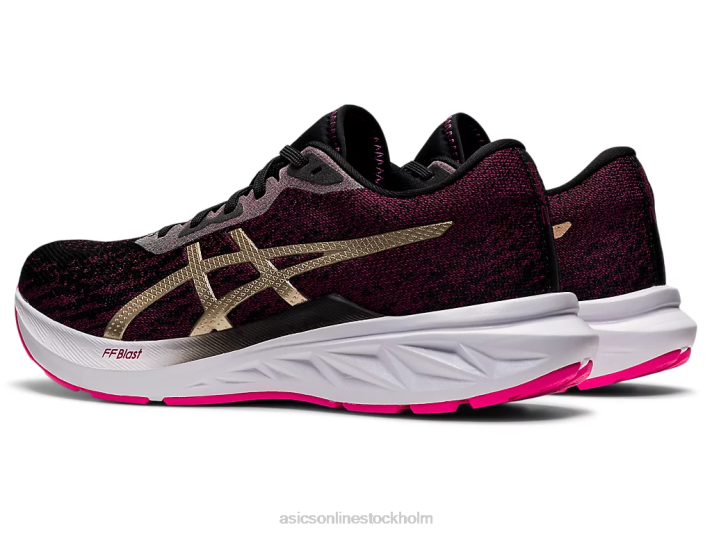 Asics dynablast 2 kvinnor D6D03464 svart/champagne