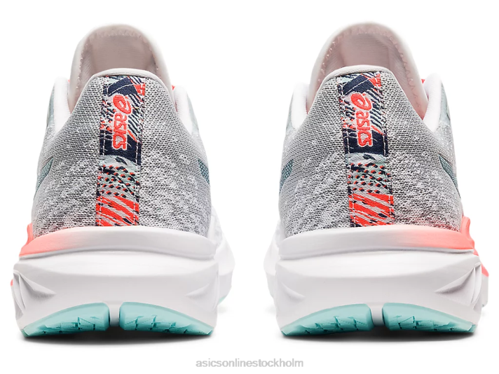Asics dynablast 2 kvinnor D6D03742 vit/åskblå