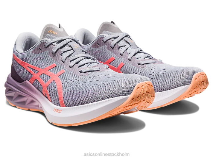 Asics dynablast 3 kvinnor D6D02199 piemontegrå/papaya