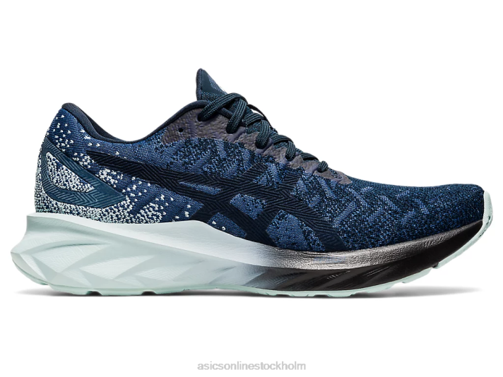 Asics dynablast kvinnor D6D04031 fransk blå/aqua ängel