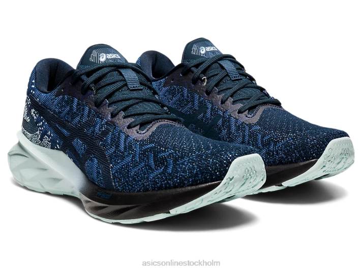 Asics dynablast kvinnor D6D04031 fransk blå/aqua ängel