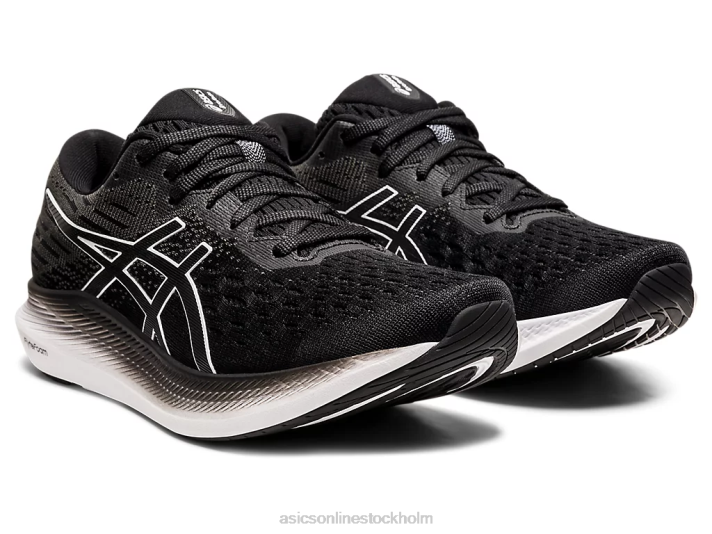 Asics evoride 2 breda kvinnor D6D03985 svart vit