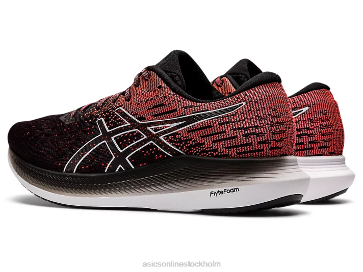 Asics evoride 2 kvinnor D6D03811 svart/flammande korall