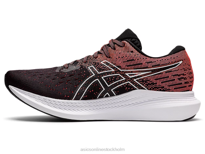 Asics evoride 2 kvinnor D6D03811 svart/flammande korall