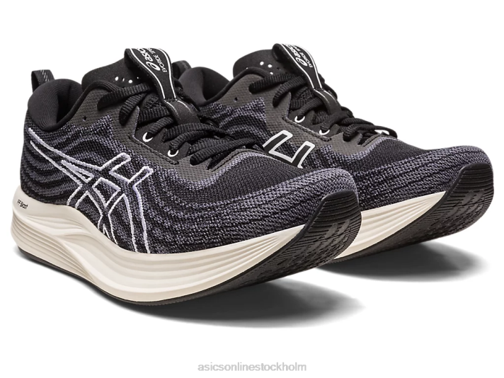 Asics evoride hastighet bred kvinnor D6D02573 svart vit