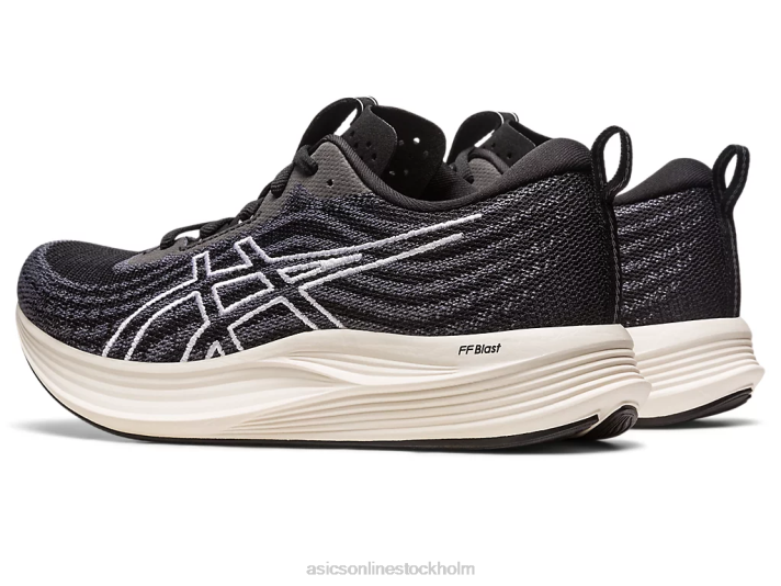 Asics evoride hastighet bred kvinnor D6D02573 svart vit