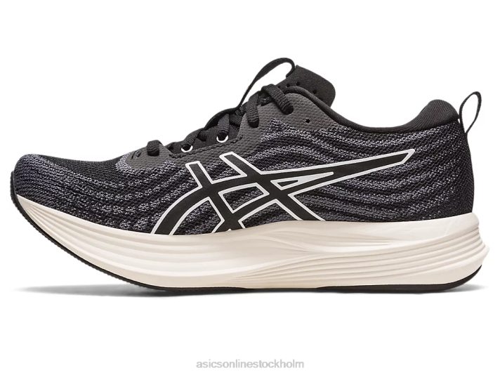 Asics evoride hastighet bred kvinnor D6D02573 svart vit