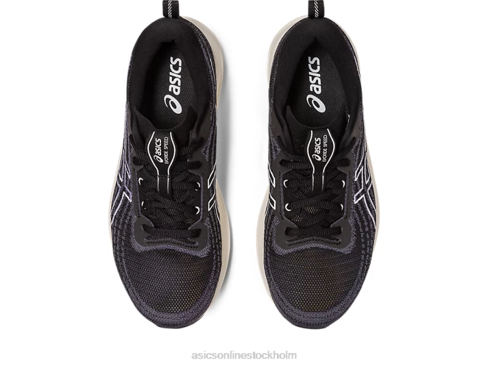 Asics evoride hastighet bred kvinnor D6D02573 svart vit