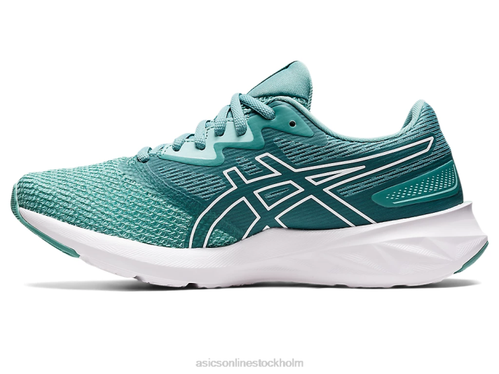 Asics fuzeblast kvinnor D6D03581 oasis grön/vit