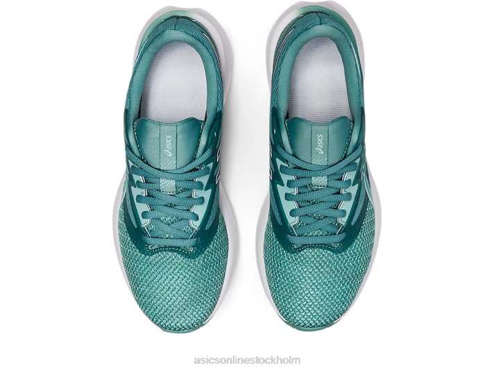 Asics fuzeblast kvinnor D6D03581 oasis grön/vit