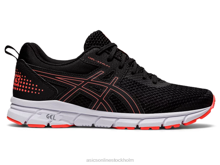 Asics gel-33 kvinnor D6D03911 svart/blixt korall