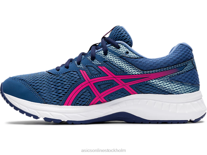 Asics gel-contend 6 kvinnor D6D04180 grand shark/rosa glo