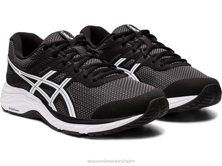 Asics gel-contend 6 twist kvinnor D6D02584 grafitgrå/vit