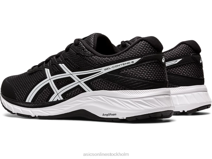 Asics gel-contend 6 twist kvinnor D6D02584 grafitgrå/vit