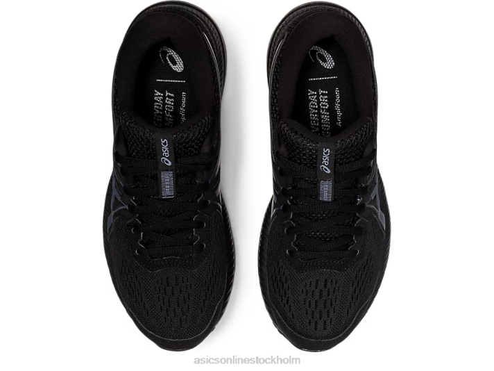 Asics gel-contend 7 bred kvinnor D6D04013 svart/bärgrå