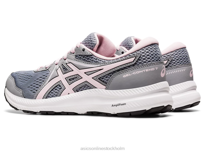 Asics gel-contend 7 bred kvinnor D6D04016 sheet rock/rosa salt