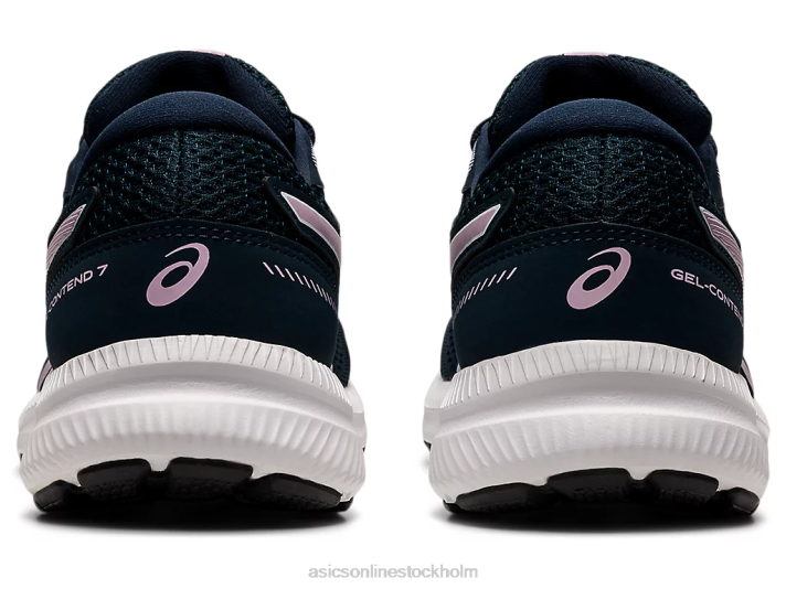 Asics gel-contend 7 kvinnor D6D03431 fransk blå/knappt rosa