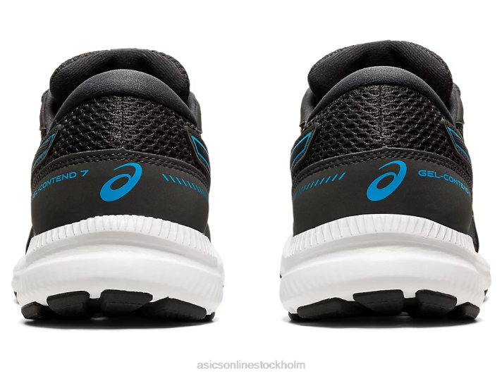 Asics gel-contend 7 kvinnor D6D04024 grafitgrå/digital aqua