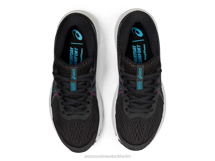 Asics gel-contend 7 kvinnor D6D04024 grafitgrå/digital aqua