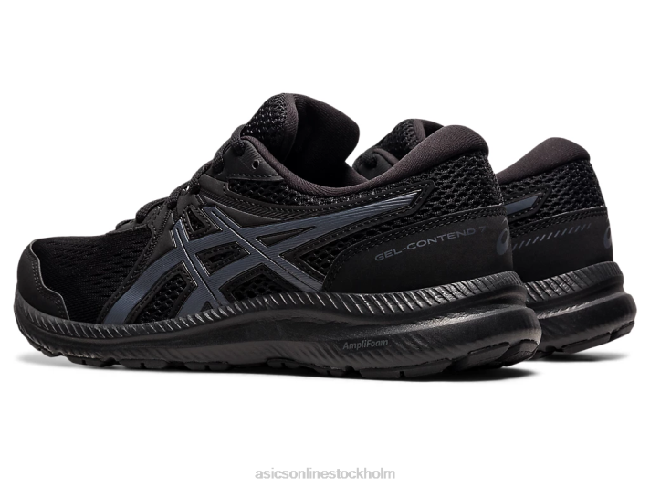 Asics gel-contend 7 kvinnor D6D04048 svart/bärgrå