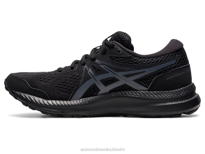 Asics gel-contend 7 kvinnor D6D04048 svart/bärgrå