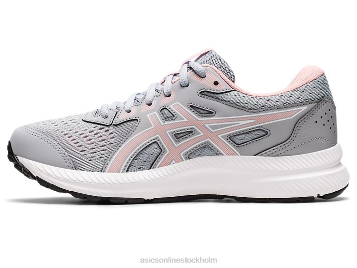 Asics gel-contend 8 bred kvinnor D6D02687 piemontegrå/frostad ros