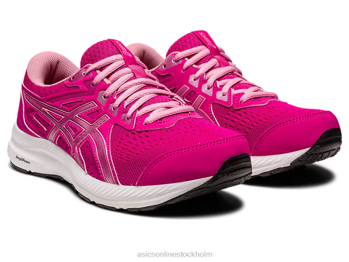 Asics gel-contend 8 kvinnor D6D02424 rosa rave/rent silver