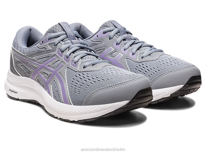 Asics gel-contend 8 kvinnor D6D02432 sheet rock/digital violett