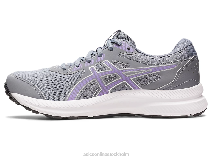 Asics gel-contend 8 kvinnor D6D02432 sheet rock/digital violett