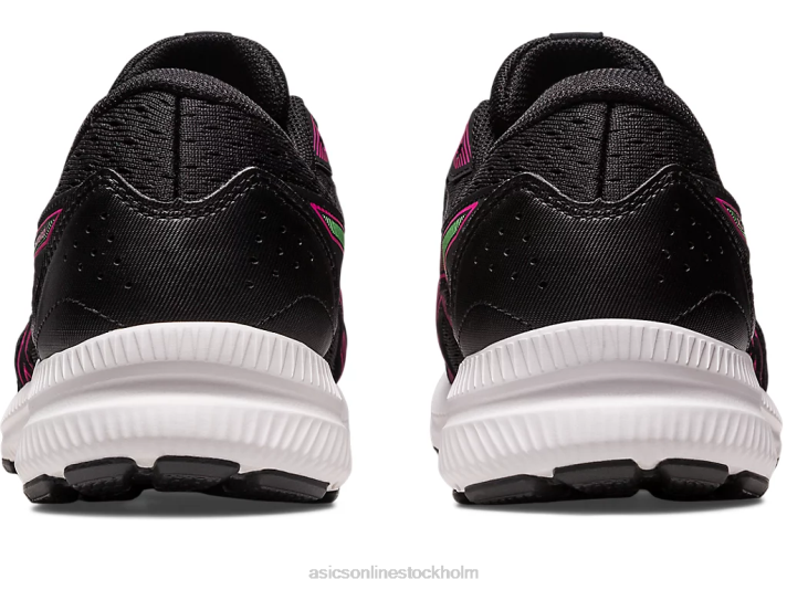 Asics gel-contend 8 kvinnor D6D02437 svart/rosa rave